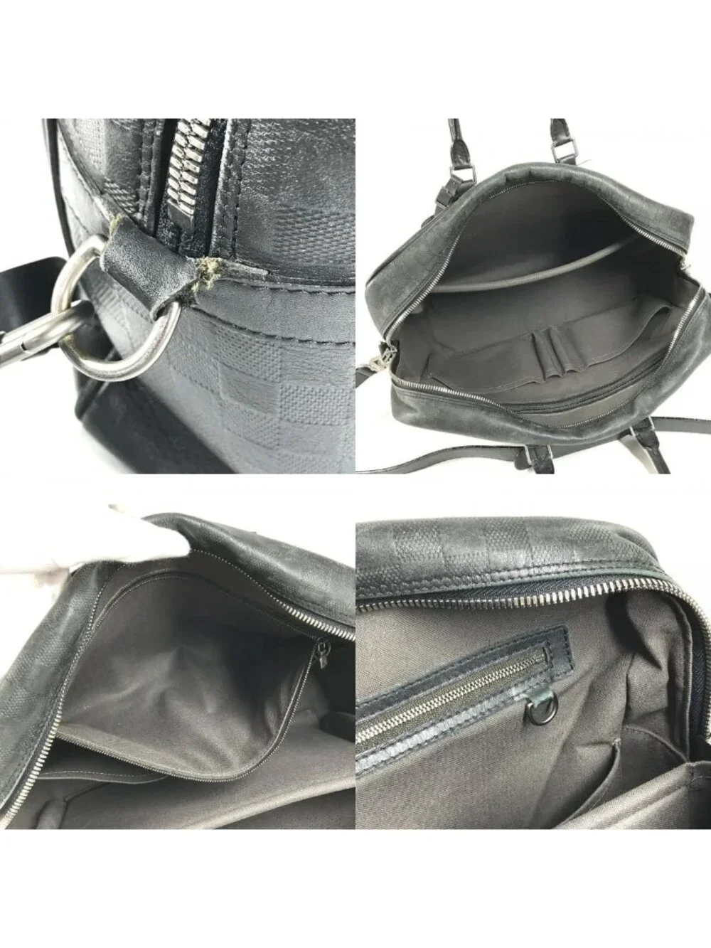 Louis Vuitton Business Bag Porte Documents Voyage GM Damier Infini Leather Onyx